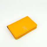 Yellow Leather Card Holder - Chroma