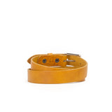 1 1/4" Classic Mustard Yellow Leather Belt