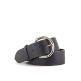 Black Leather Belt | 2" Wide | 27" - 30"