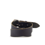 Black Leather Belt | 2" Wide | 27" - 30"