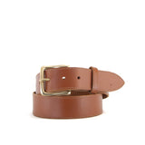 Stitched Brown Leather Belt | 1 1/2" Wide | 28" - 30"