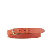 Classic Tan Leather Belt | 1" Wide | 39" - 42"