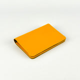 Yellow Leather Card Holder - Chroma