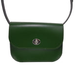 Dark Green Leather Shoulder Bag - Chroma