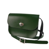 Dark Green Leather Shoulder Bag - Chroma