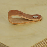 Tan Leather Drawer Pulls