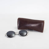 Missouri Brown Leather Sunglasses Case