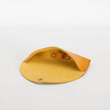 Missouri Mustard Yellow Leather Sunglasses Case