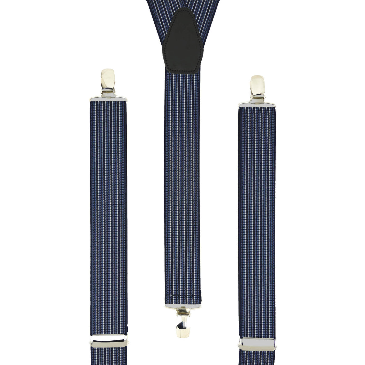 Navy Pinstripe Trouser Braces