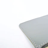 Dove Grey Leather Zip Purse - Roam