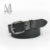 1 1/2" Classic Black Leather Belt