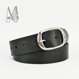 1 1/2" Classic Black Leather Belt